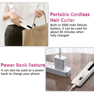 Cordless Automatic Rotating Hair Curler