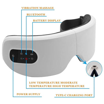 Bluetooth Music Eye Massager